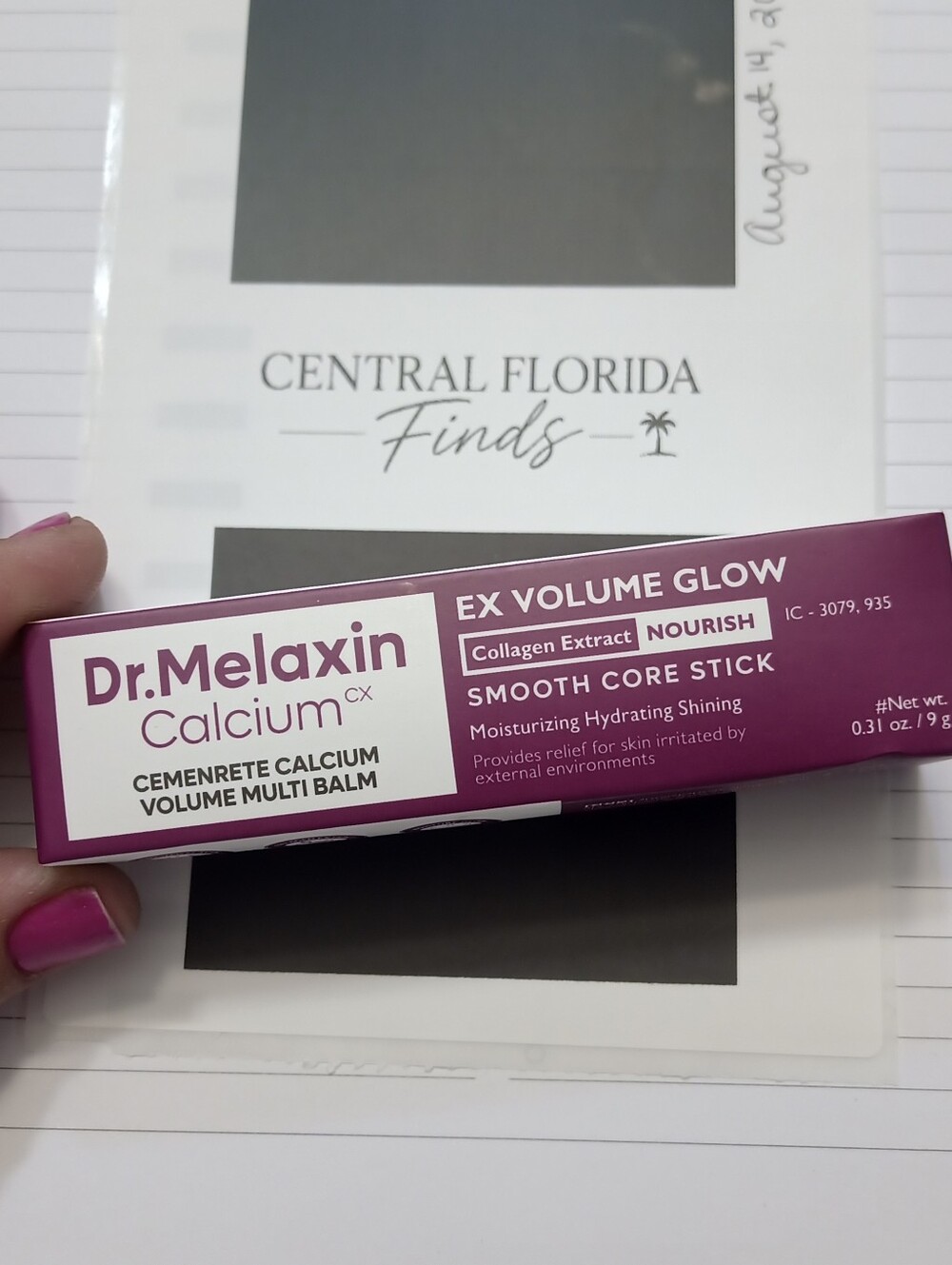 Dr. Melaxin Calcium CX EX Volume Glow Smooth Core Stick - Pink